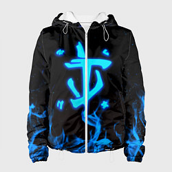 Женская куртка Дум огонь лого