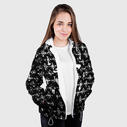 Куртка с капюшоном женская Doom x farcry game, цвет: 3D-белый — фото 2