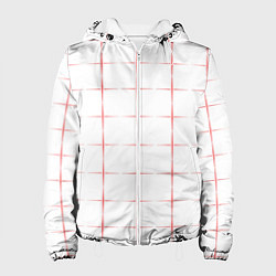 Женская куртка Color white red crosses