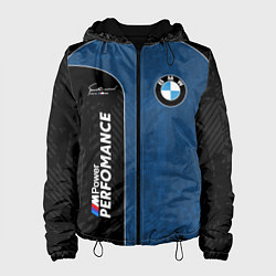 Куртка с капюшоном женская BMW Performance Power, цвет: 3D-черный