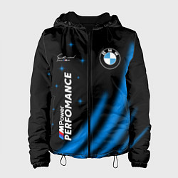 Куртка с капюшоном женская BMW Power Performance, цвет: 3D-черный