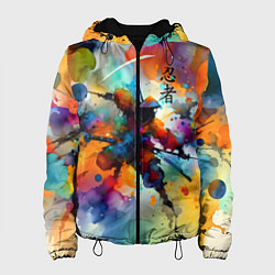 Женская куртка Ninja - watercolor impressionism