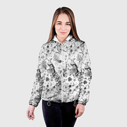 Куртка с капюшоном женская Бузулукский бор, цвет: 3D-белый — фото 2