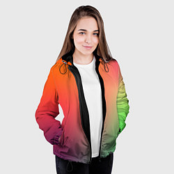 Куртка с капюшоном женская Color multicolored, цвет: 3D-черный — фото 2