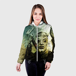 Куртка с капюшоном женская Slipknot, цвет: 3D-белый — фото 2