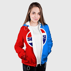 Куртка с капюшоном женская Sexsi Pepsi, цвет: 3D-белый — фото 2
