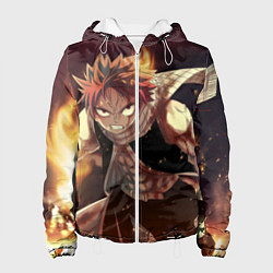 Куртка с капюшоном женская Fairy tail, цвет: 3D-белый