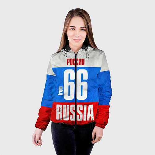 Женская куртка Russia: from 66 / 3D-Черный – фото 4