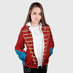 Куртка с капюшоном женская Пиджак Майкла Джексона, цвет: 3D-белый — фото 2