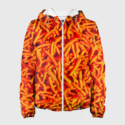 Куртка с капюшоном женская Морковь, цвет: 3D-белый