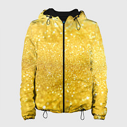 Куртка с капюшоном женская Золото, цвет: 3D-черный