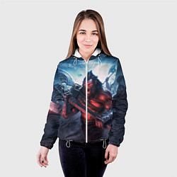 Куртка с капюшоном женская Axe, цвет: 3D-белый — фото 2