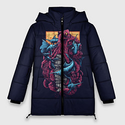Куртка зимняя женская Octopus, цвет: 3D-черный