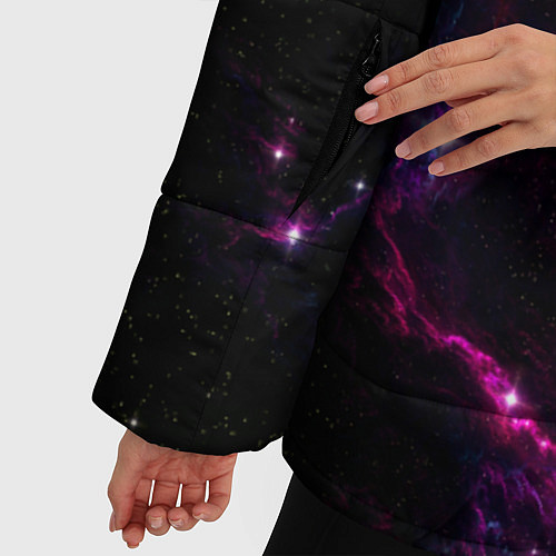 Женская зимняя куртка Космос / 3D-Черный – фото 5