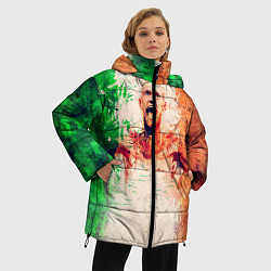 Куртка зимняя женская Conor McGregor: Ireland, цвет: 3D-светло-серый — фото 2