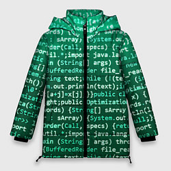 Куртка зимняя женская Программирование 8, цвет: 3D-черный