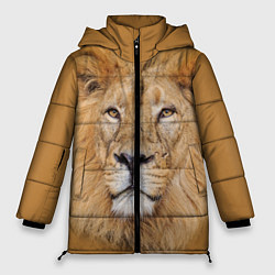 Куртка зимняя женская Царский лев, цвет: 3D-черный