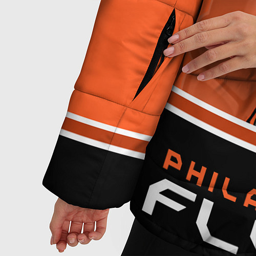 Женская зимняя куртка Philadelphia Flyers / 3D-Красный – фото 5