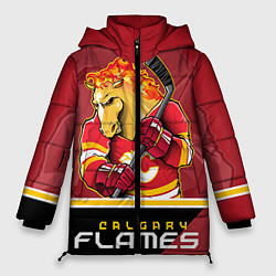 Куртка зимняя женская Calgary Flames, цвет: 3D-красный