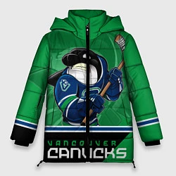 Куртка зимняя женская Vancouver Canucks, цвет: 3D-черный