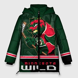 Куртка зимняя женская Minnesota Wild, цвет: 3D-светло-серый