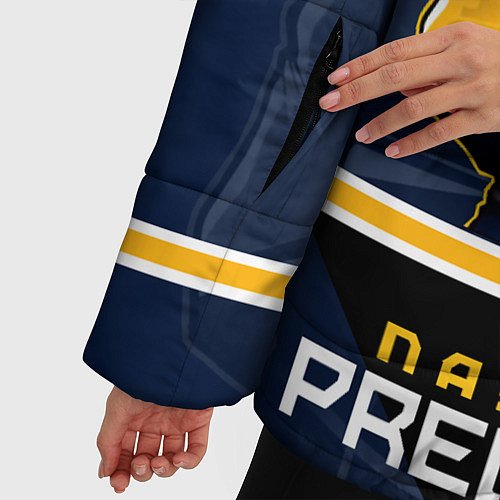 Женская зимняя куртка Nashville Predators / 3D-Красный – фото 5