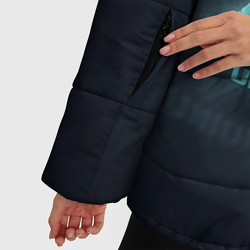Женская зимняя куртка Union Aerospace corporation / 3D-Черный – фото 5