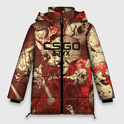 Куртка зимняя женская Cs:go - Styx Famas style, цвет: 3D-черный
