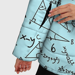Куртка зимняя женская Учителю математики, цвет: 3D-черный — фото 2
