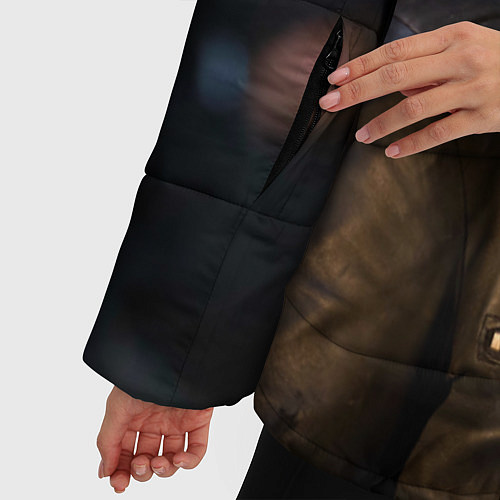 Женская зимняя куртка New / 3D-Черный – фото 5