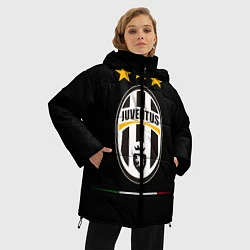 Куртка зимняя женская Juventus: 3 stars, цвет: 3D-красный — фото 2