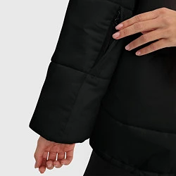 Куртка зимняя женская Мистер робот 2, цвет: 3D-черный — фото 2