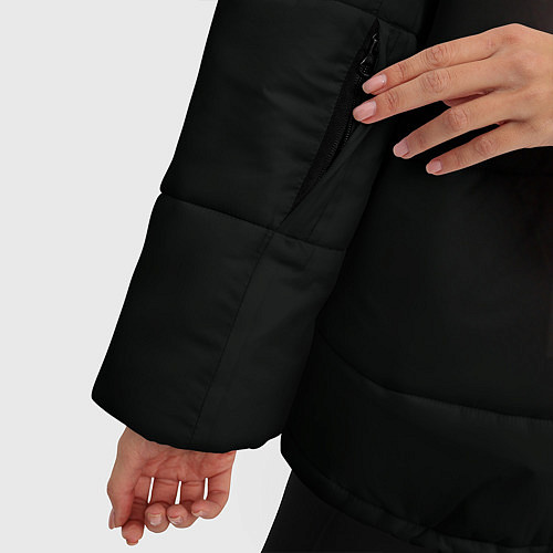 Женская зимняя куртка Мистер робот 2 / 3D-Черный – фото 5