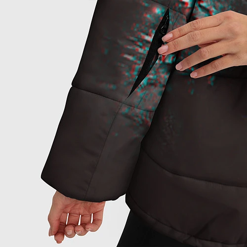 Женская зимняя куртка Unknown Robot / 3D-Черный – фото 5