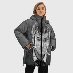 Куртка зимняя женская Doctor Who: fun-art, цвет: 3D-черный — фото 2