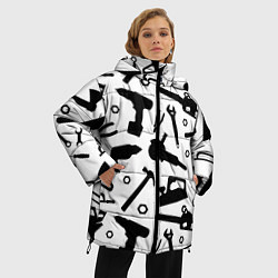 Куртка зимняя женская Строитель 7, цвет: 3D-черный — фото 2