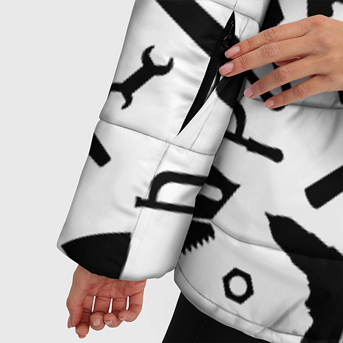 Женская зимняя куртка Строитель 7 / 3D-Черный – фото 5