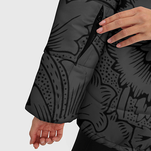 Женская зимняя куртка Пылания страсти / 3D-Черный – фото 5