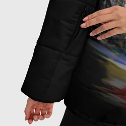 Куртка зимняя женская Messi FCB, цвет: 3D-черный — фото 2