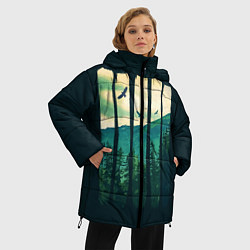 Куртка зимняя женская Green Life, цвет: 3D-черный — фото 2