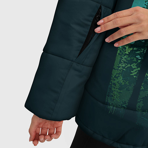 Женская зимняя куртка Green Life / 3D-Светло-серый – фото 5