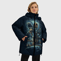 Куртка зимняя женская Подводная охота, цвет: 3D-черный — фото 2