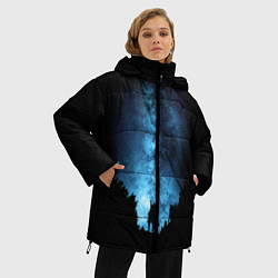 Куртка зимняя женская Млечный путь, цвет: 3D-черный — фото 2