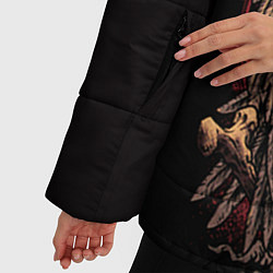 Куртка зимняя женская Suicide Silence, цвет: 3D-светло-серый — фото 2
