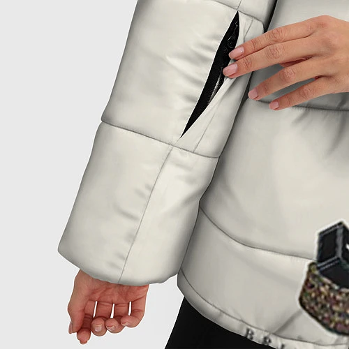 Женская зимняя куртка Bring Me The Horizon / 3D-Черный – фото 5