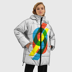 Куртка зимняя женская 69, цвет: 3D-черный — фото 2