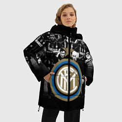 Куртка зимняя женская Интер ФК, цвет: 3D-черный — фото 2