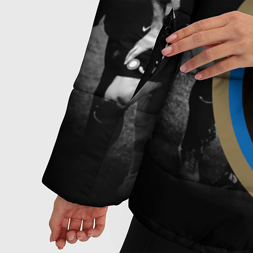 Женская зимняя куртка Интер ФК / 3D-Черный – фото 5
