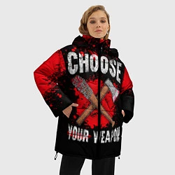 Куртка зимняя женская Choose Your Weapon, цвет: 3D-черный — фото 2