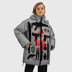 Куртка зимняя женская Арсенал против зомби, цвет: 3D-черный — фото 2